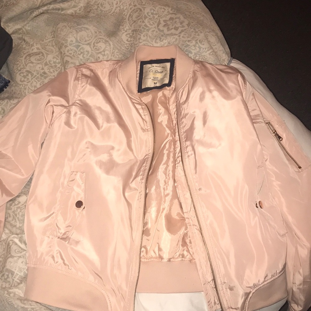 Pink Bomber Jacket